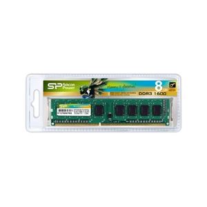 シリコンパワー メモリモジュール 240Pin DIMM DDR3-1600(PC3-12800) 8GB SP008GBLTU160N02 - 拡大画像