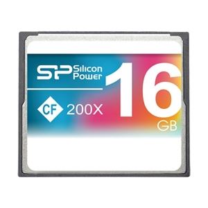 シリコンパワー コンパクトフラッシュカード 200倍速 16GB 永久保証 SP016GBCFC200V10
