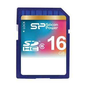 シリコンパワー SDHCメモリーカード 16GB (Class6) 永久保証 SP016GBSDH006V10