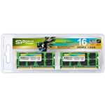 シリコンパワー メモリモジュール 204Pin SO-DIMM DDR3-1333(PC3-10600)8GB×2枚組 ブリスターパック SP016GBSTU133N22