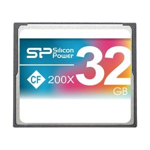 シリコンパワー コンパクトフラッシュカード 200倍速 32GB ブリスターパッケージ 永久保証 SP032GBCFC200V10