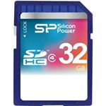 シリコンパワー SDHCメモリーカード 32GB (Class4) 永久保証 SP032GBSDH004V10