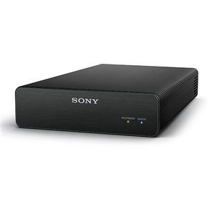 SONY TV録画用 据え置き型外付けHDD(2TB) ブラック 縦置き・横置き自由なアルミパネル付属 HD-V2 - 拡大画像
