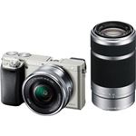 SONY デジタル一眼カメラ α6000 ダブルズームレンズキット シルバー ILCE-6000Y/S