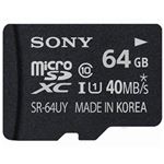 SONY microSDXCメモリーカード UHS-I 64GB Class10 SR-64UYA