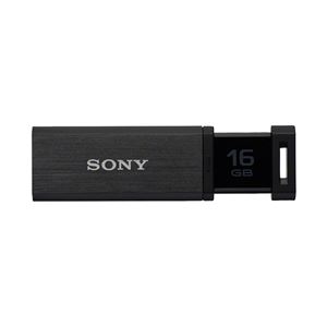 SONY USB3.0対応 ノックスライド式高速(200MB/s)USBメモリー 16GB ブラックキャップレス USM16GQX B