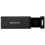 SONY USB3.0対応 ノックスライド式高速(200MB/s)USBメモリー 16GB ブラックキャップレス USM16GQX B