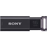 SONY USB3.0対応 ノックスライド式USBメモリー ポケットビット 16GB ブラックキャップレス USM16GU B