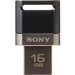 SONY USB2.0対応 スマートフォン・タブレットにも使えるUSBメモリー 16GB ブラック USM16SA1 B