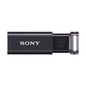 SONY USB3.0対応 ノックスライド式USBメモリー ポケットビット 32GB ブラックキャップレス USM32GU B 商品画像