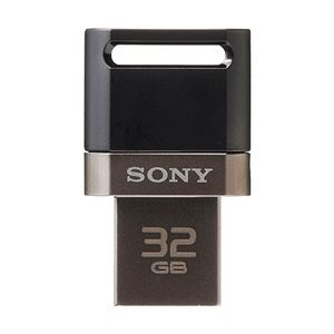 SONY USB2.0対応 スマートフォン・タブレットにも使えるUSBメモリー 32GB ブラック USM32SA1 B - 拡大画像