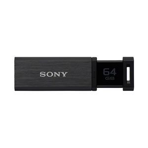 SONY USB3.0対応 ノックスライド式高速(226MB/s)USBメモリー 64GB ブラックキャップレス USM64GQX B - 拡大画像