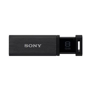SONY USB3.0対応 ノックスライド式高速(110MB/s)USBメモリー 8GB ブラックキャップレス USM8GQX B - 拡大画像