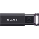 SONY USB3.0対応 ノックスライド式USBメモリー ポケットビット 8GB ブラックキャップレス USM8GU B