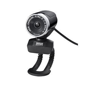 サンワサプライ WEBカメラセット (ブラック) CMS-V30SETBK 商品写真