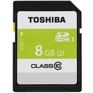 東芝(家電) SDHCメモリカード 8GB SDAR40N08G - 拡大画像