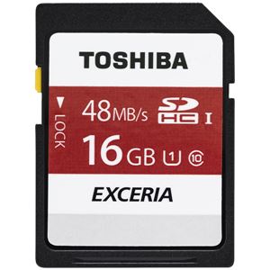 東芝(家電) EXCERIA SDHCメモリカード 16GB SD-FU016G 商品画像