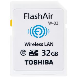 東芝(家電) 無線LAN搭載SDHCメモリカード FlashAir 32GB SD-WE032G - 拡大画像