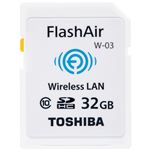 東芝(家電) 無線LAN搭載SDHCメモリカード FlashAir 32GB SD-WE032G