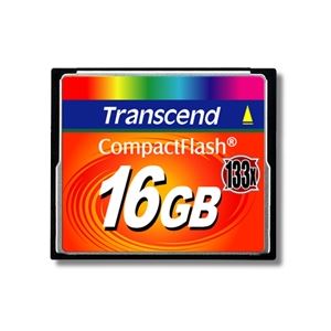 トランセンドジャパン 16GB コンパクトフラッシュ (133X、TYPE I ) TS16GCF133
