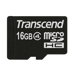 トランセンドジャパン 16GB micro SDHC Card (Class 4、NoBox ＆Adapter) TS16GUSDC4