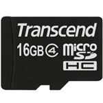 トランセンドジャパン microSDHCカード 16GB Class4 付属品(SDカード変換アダプタ付き) TS16GUSDHC4