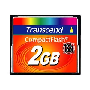 トランセンドジャパン 2GB コンパクトフラッシュカード (133X、TYPE I) TS2GCF133