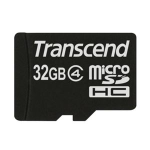 トランセンドジャパン 32GB micro SDHC Card (Class 4、NoBox ＆Adapter) TS32GUSDC4