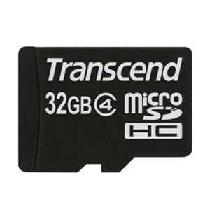 トランセンドジャパン microSDHCカード 32GB Class4 付属品(SDカード変換アダプタ付き) TS32GUSDHC4