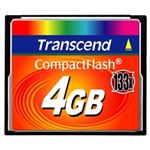 トランセンドジャパン 4GB コンパクトフラッシュカード (133X、TYPE I) TS4GCF133