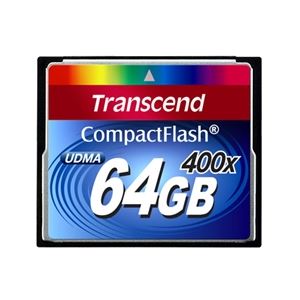 トランセンドジャパン 64GB CF CARD (400X、 TYPE I ) TS64GCF400