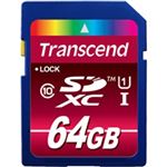 トランセンドジャパン 64GB SDXC Class10 UHS-Iカード TS64GSDXC10U1