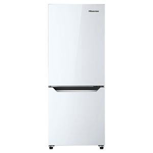 Hisense 150L 2ドア ファン式冷蔵庫 パールホワイト HR-D15A