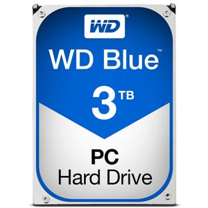 WESTERN DIGITAL WD Blueシリーズ 3.5インチ内蔵HDD 3TB SATA3(6Gb/s) 5400rpm64MB WD30EZRZ-RT