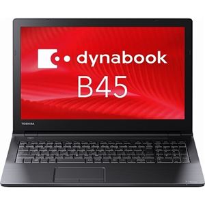 東芝 dynabook B45/B:Celeron3855U、4GB、500GB_HDD、15.6型HD、DVD-ROM、WLAN無、テンキー付キーボード、Win732-64Bit、Office無 PB45BNAD422AD81 商品画像