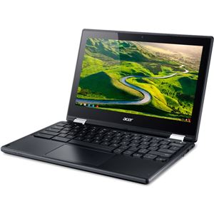 Acer Chromebook R11 C738T-A14N (Celeron N3060/4GB/32GBeMMC/11.6/Chrome/APなし/ブラック/コンバーチブル) C738T-A14N 商品画像