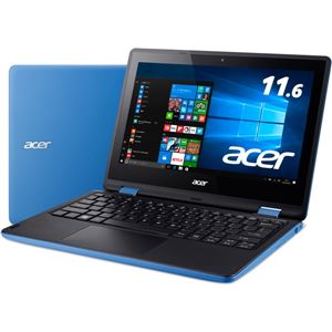 Acer Aspire R 11 R3-131T-F14D/BF (CeleronN3060/4GB/500GB/ドライブなし/11.6/Windows10 Home(64bit)/Office H&BPremium/スカイブルー/360°ヒンジ) R3-131T-F14D/BF 商品画像