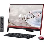 NECパーソナル LAVIE Desk All-in-one - DA370/GAR ラズベリーレッド PC-DA370GAR