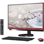 NECパーソナル LAVIE Desk All-in-one - DA770/GAR ラズベリーレッド PC-DA770GAR