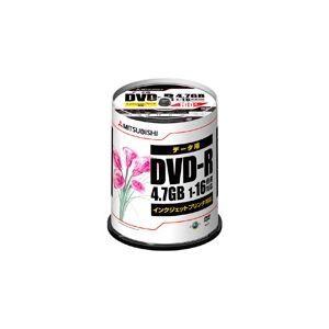 三菱ケミカルメディア DVD-R 4.7GB PCデータ用 16倍速対応 100枚スピンドルケース入りワイド印刷可能 DHR47JPP100