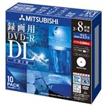 三菱ケミカルメディア DVD-R 8.5GB ビデオ録画用DL規格準拠8倍速記録対応10枚スリムケース入IJプリンタ対応 VHR21HDSP10