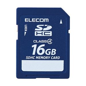 エレコム データ復旧サービス付きSDHCメモリカード/Class4/16GB MF-FSDH16GC4R