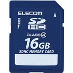 エレコム データ復旧サービス付きSDHCメモリカード/Class4/16GB MF-FSDH16GC4R