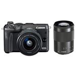キヤノン ミラーレスカメラ EOS M6・ダブルズームキット (ブラック) 1724C034