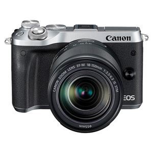 キヤノン ミラーレスカメラ EOS M6・EF-M18-150 IS STM レンズキット(シルバー) 1725C024