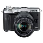キヤノン ミラーレスカメラ EOS M6・EF-M18-150 IS STM レンズキット(シルバー) 1725C024