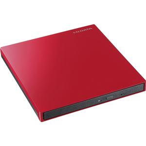 アイ・オー・データ機器 USB 3.0/2.0対応 バスパワー駆動ポータブルDVDドライブ ルビーレッド DVRP-UT8LRA