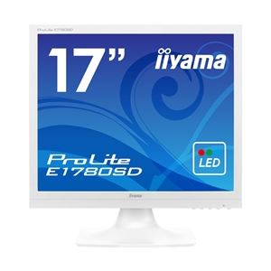 iiyama 17型液晶ディスプレイ ProLite E1780SD ピュアホワイト E1780SD-W1