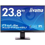 iiyama 23.8型ワイド液晶ディスプレイ ProLite XU2492HSU (IPS、LED)マーベルブラック XU2492HSU-B1