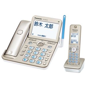 パナソニック コードレス電話機(子機1台付き)(シャンパンゴールド) VE-GD76DL-N